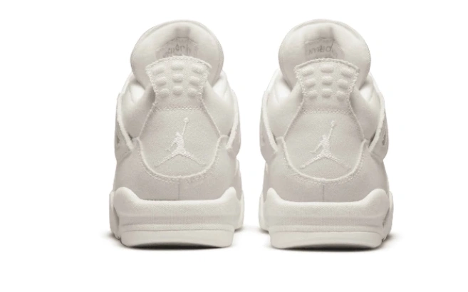Canvas Jordan Air DQ4909-100 Retro 4 Blank 0810